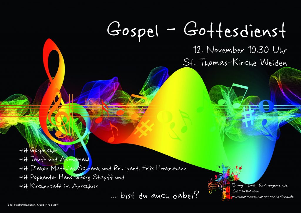 Plakat Gospelgottesdienst