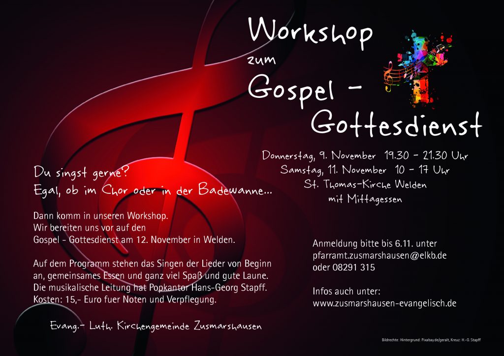 Flyer Gospelworkshop